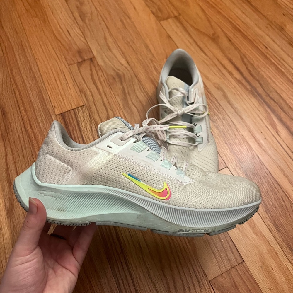 Nike Air Zoom Pegasus 38 Premium Summit White Aura Volt (Women's)